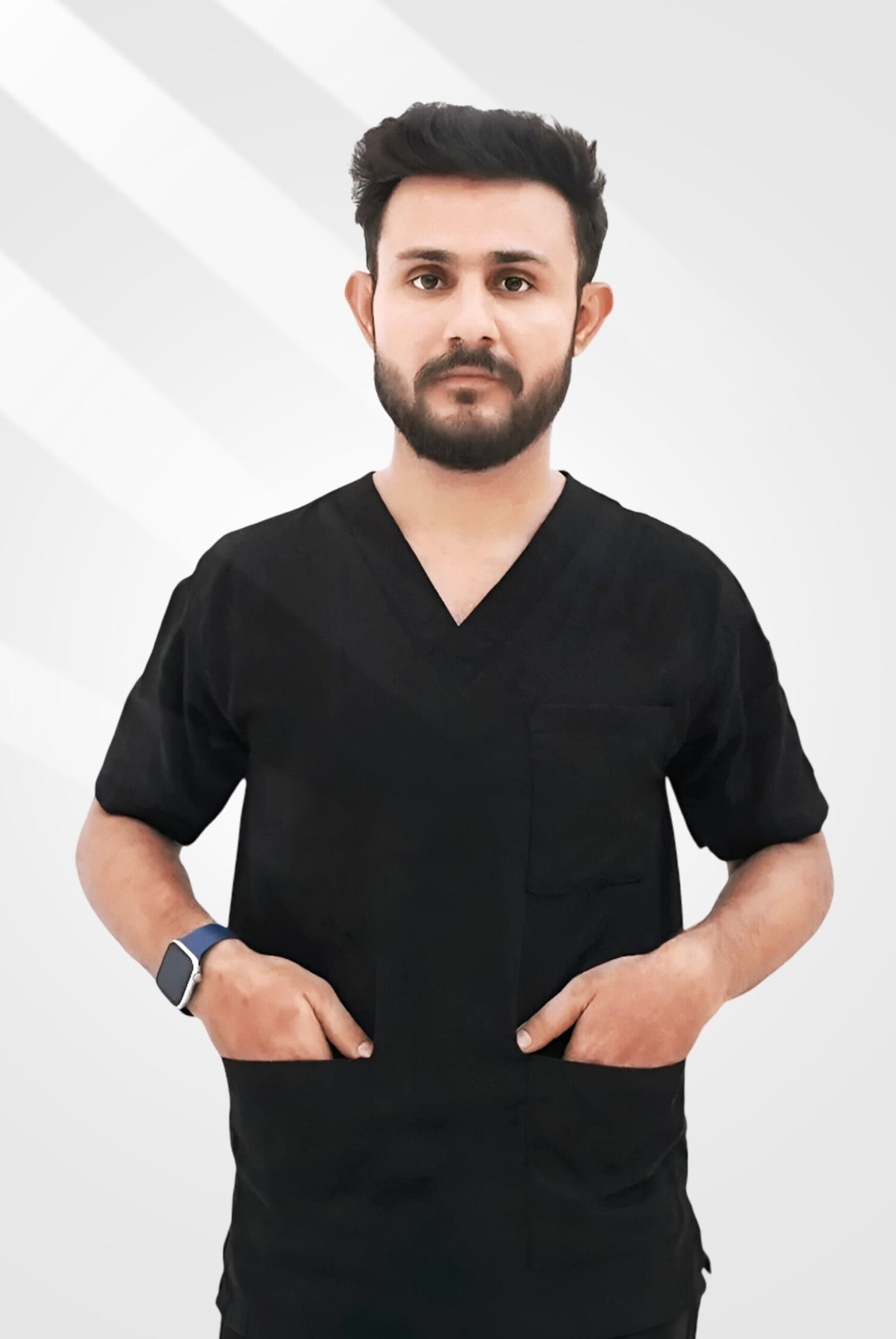 Black Scrub Suit for Men by Mk Scrub - Image 3