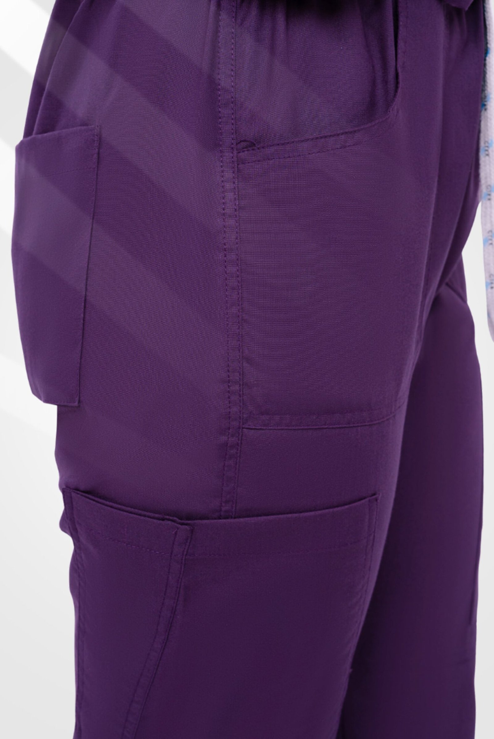 Classic Curve Purple Scrub Suit for Women by MK Scrub - Image 5