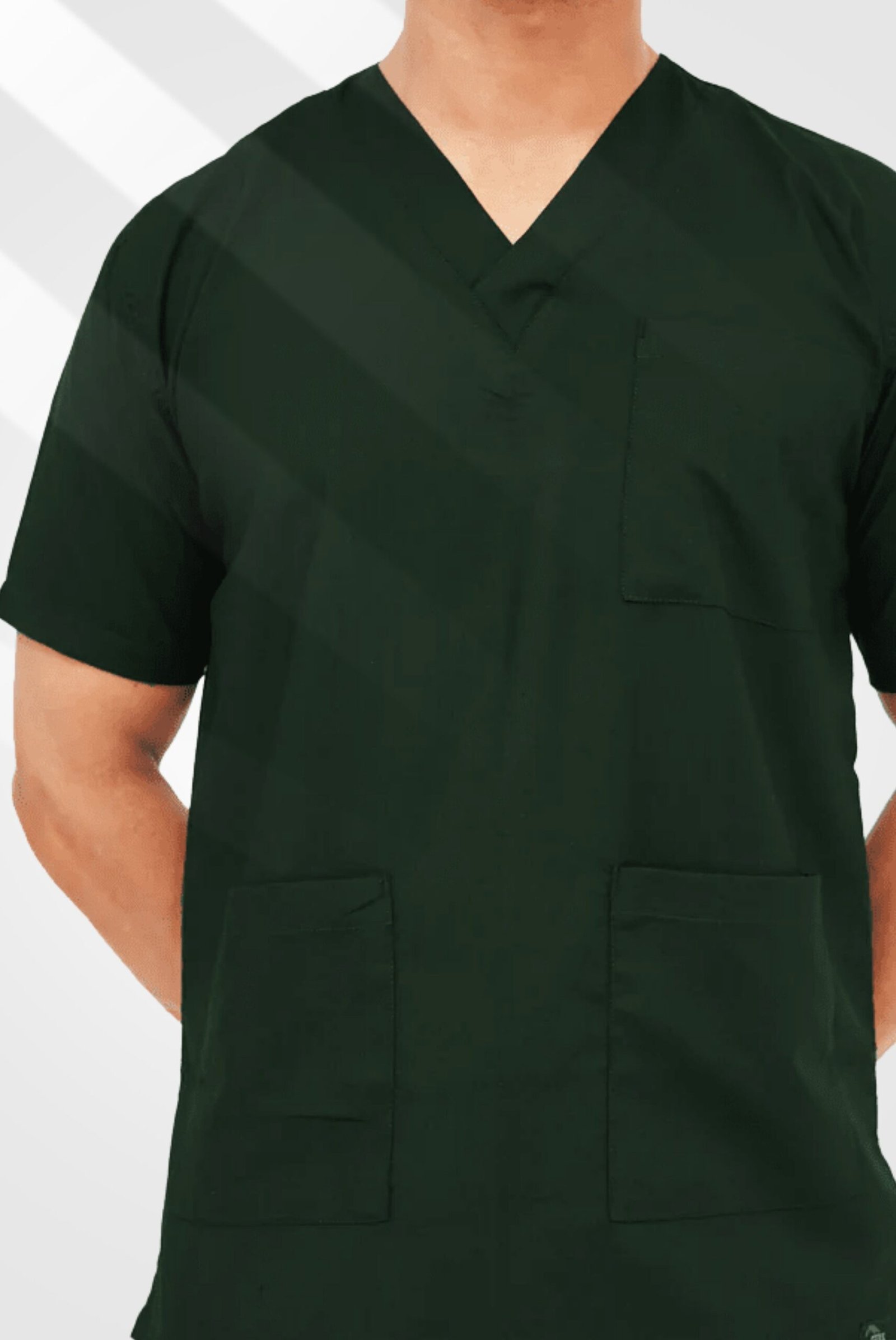 Bottle Green Scrub Suit for Men by Mk Scrub - Image 3