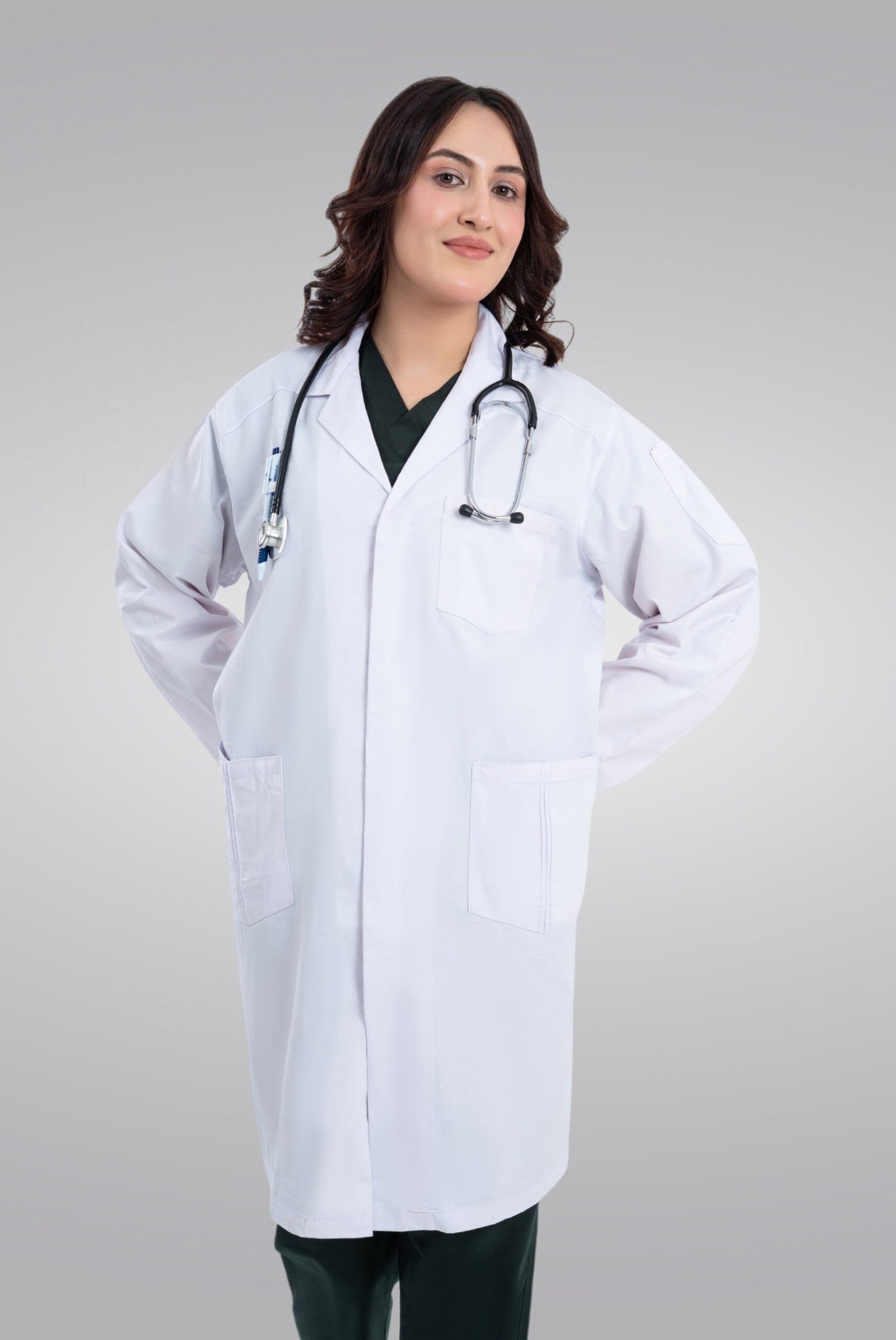 MK Scrub Soft Twill Women’s Lab Coat - Image 5